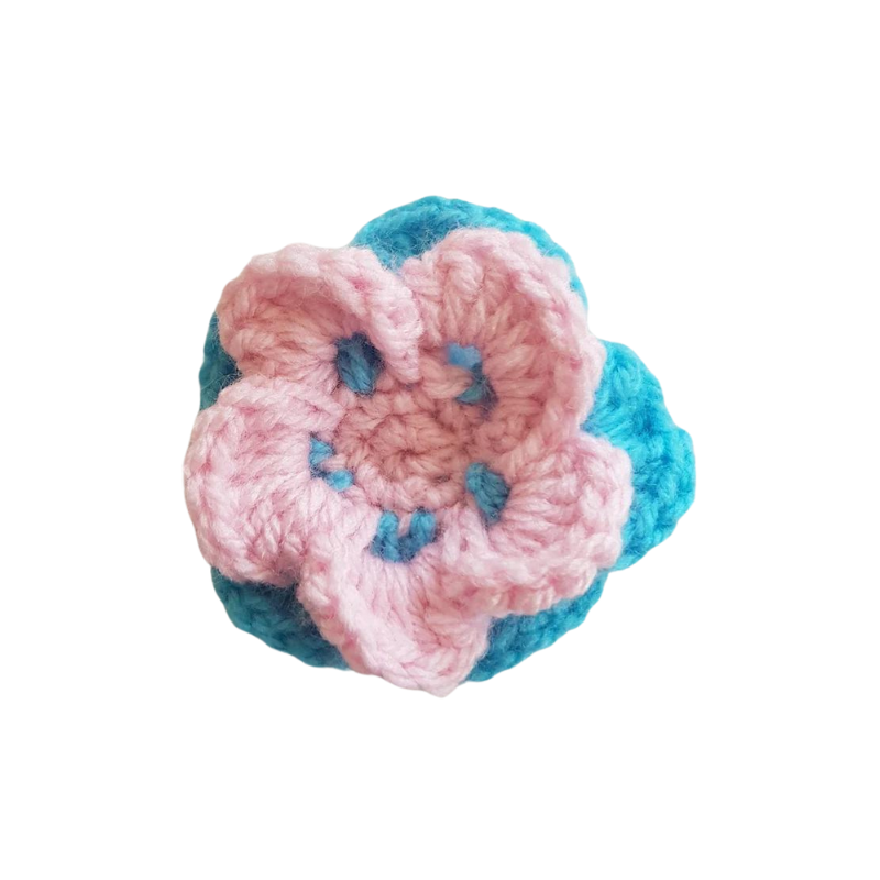 Crochet Dog Collar Flower
